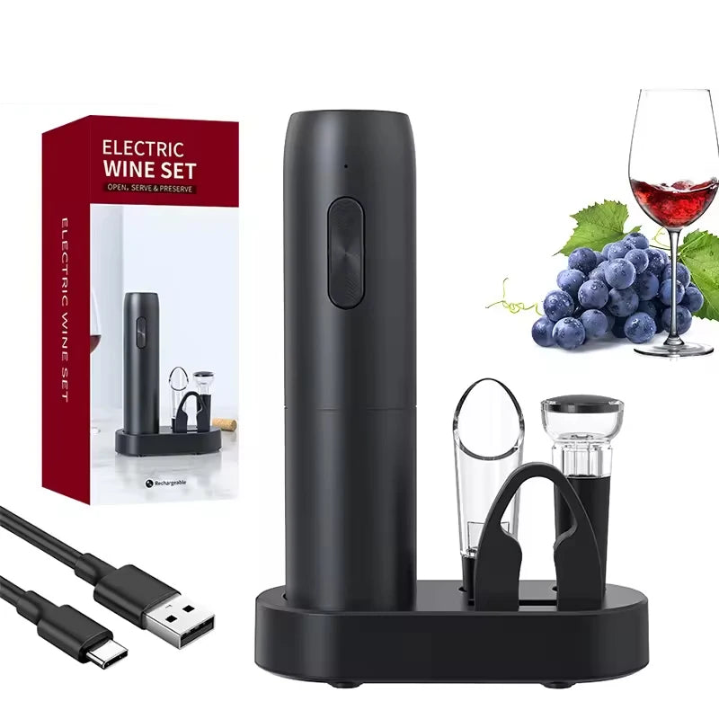 Abridor de Vinho 4 em 1