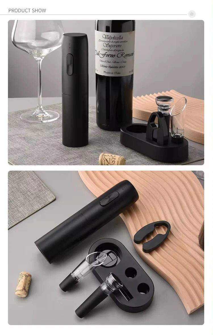 Abridor de Vinho 4 em 1